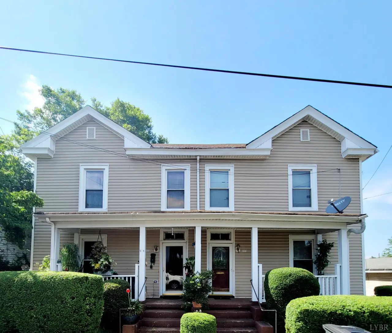 Front of the two-story house with a full-width front porch at 1111 15th Street, Lynchburg VA